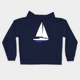 Pearson Ensign Sailboat Kids Hoodie